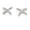 Beginnings Sterling Silver Cubic Zirconia Kiss Earrings E5575CBeginningsE5575C