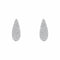 Beginnings Sterling Silver Cubic Zirconia White Earrings E6476CBeginningsE6476C