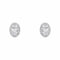 Beginnings Sterling Silver Cubic Zirconia White Earrings E6484CBeginningsE6484C