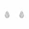 Beginnings Sterling Silver Cubic Zirconia White Earrings E6494CBeginningsE6494C
