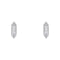 Beginnings Sterling Silver Cubic Zirconia White Earrings E6496CBeginningsE6496C