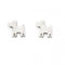 Beginnings Sterling Silver Dog Earrings A2016BeginningsA2016