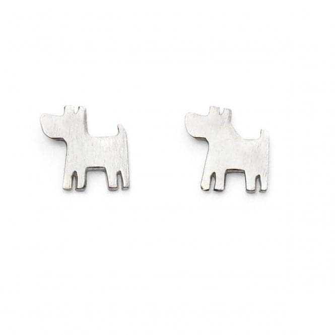 Beginnings Sterling Silver Dog Earrings A2016BeginningsA2016