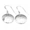 Beginnings Sterling Silver E2517 Small Hammered Disc Hook EarringsBeginningsE2517