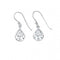 Beginnings Sterling Silver E3157C Clear Cz Teardrop Drop EarringsBeginningsE3157C