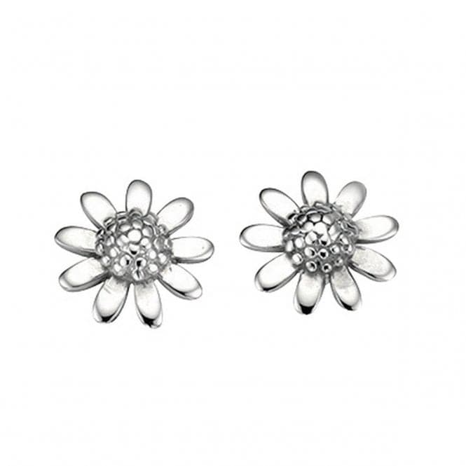 Beginnings Sterling Silver E3448 Silver Flower Stud EarringsBeginningsE3448