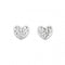 Beginnings Sterling Silver E3937C Fantasy Set Heart EarringsBeginningsE3937C
