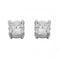 Beginnings Sterling Silver E457C Cz Med Round Stud EarringsBeginningsE457C