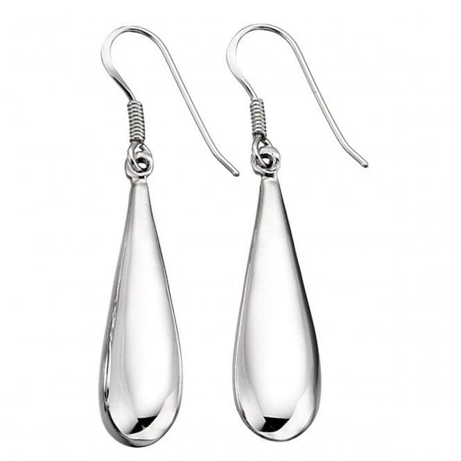 Beginnings Sterling Silver E464 Plain Drop EarringsBeginningsE464