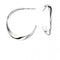 Beginnings Sterling Silver E5179 Twisted Solid Hoop EarringsBeginningsE5179