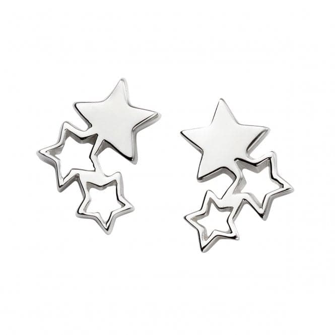 Beginnings Sterling Silver E5416 Triple Star Stud EarringsBeginningsE5416