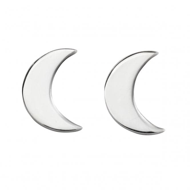 Beginnings Sterling Silver E5430 Moon Stud EarringsBeginningsE5430