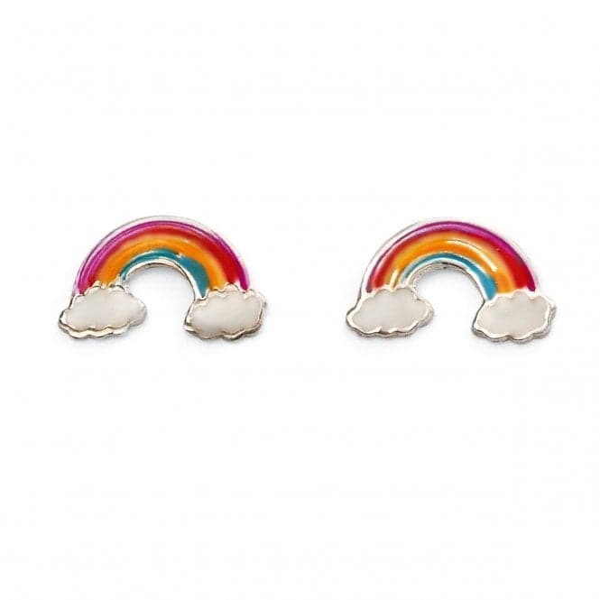 Beginnings Sterling Silver Enamel Rainbow Stud Earrings A2014BeginningsA2014