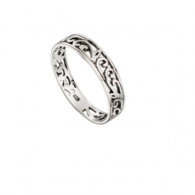 Beginnings Sterling Silver Filigree Band Ring R117BeginningsR117 50