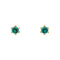 Beginnings Sterling Silver Green Nano Crystal Green Earrings E6469GBeginningsE6469G