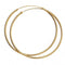 Beginnings Sterling Silver H243 Yellow Gold Hoop EarringsBeginningsH243