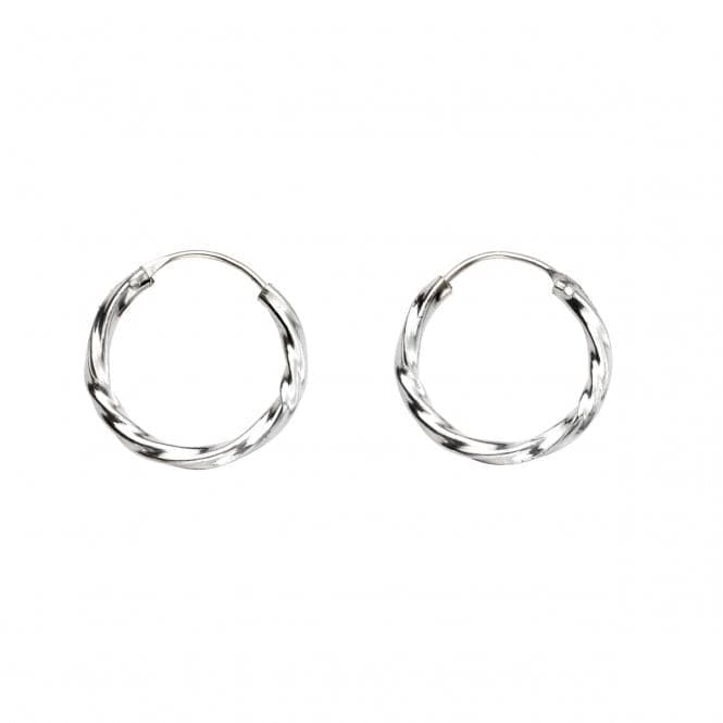 Beginnings Sterling Silver H248 Small Twisted Hoop Earrings – Acotis ...