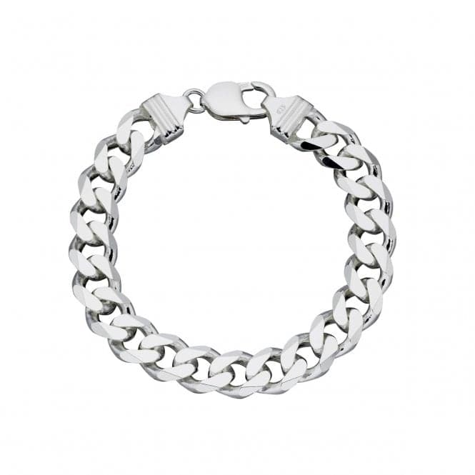 Beginnings Sterling Silver Heavyweight Diamond Cut 22cm Bracelet B5110BeginningsB5110