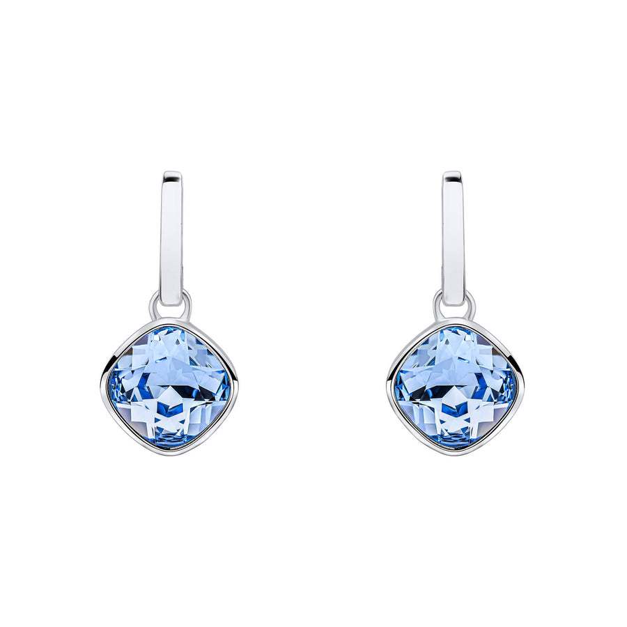 Beginnings Sterling Silver Light Sapphire Crystal Blue Earrings E6478TBeginningsE6478T