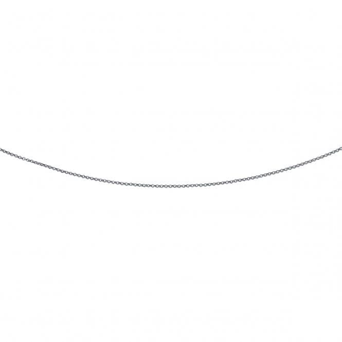 Beginnings Sterling Silver N3009 Oxidised 46cm Belcher ChainBeginningsN3009