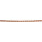 Beginnings Sterling Silver N3909 Rose Gold Curb 56+5cm ChainBeginningsN3909