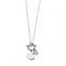 Beginnings Sterling Silver N4086C Cz Pve Double T Bar NecklaceBeginningsN4086C