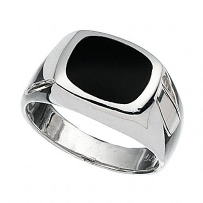 Beginnings Sterling Silver Onyx Signet Ring R265BBeginningsR265B 56