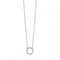Beginnings Sterling Silver Open Disc Pave Necklaces N4216CBeginningsN4216C