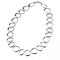 Beginnings Sterling Silver Oval Triangle & Round Open Link 45cm Necklaces N2708BeginningsN2708