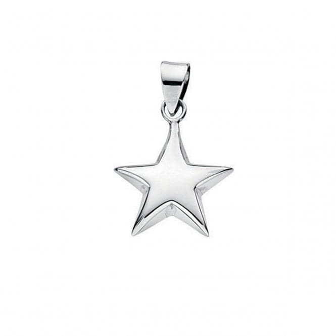 Beginnings Sterling Silver P2698 Small Puffed Star PendantBeginningsP2698