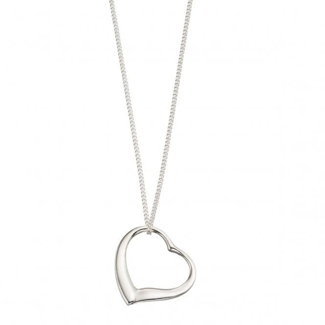 Beginnings Sterling Silver P354 Slip On Heart + 46cm ChainBeginningsP354