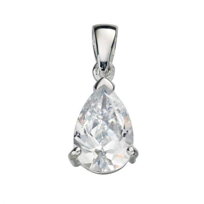 Beginnings Sterling Silver P3916C Cz Teardrop PendantBeginningsP3916C