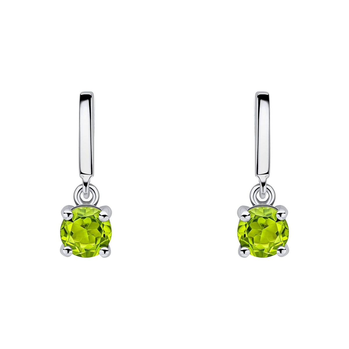 Beginnings Sterling Silver Peridot Green Earrings E6486GBeginningsE6486G