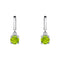 Beginnings Sterling Silver Peridot Green Earrings E6486GBeginningsE6486G