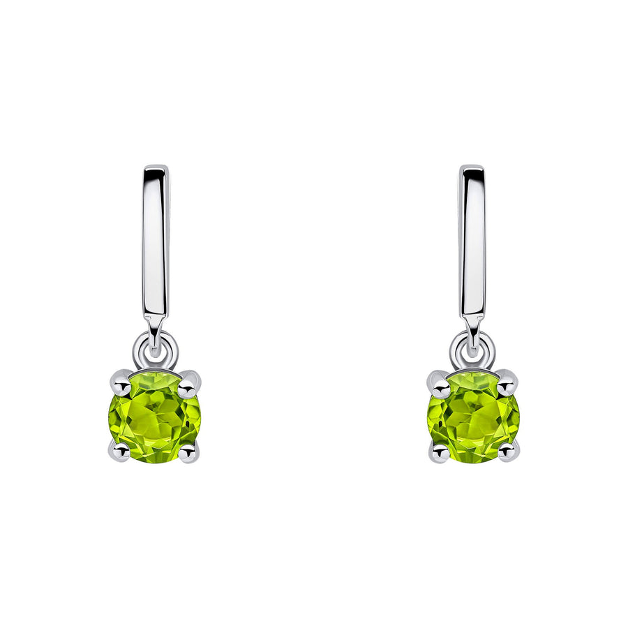 Beginnings Sterling Silver Peridot Green Earrings E6486GBeginningsE6486G