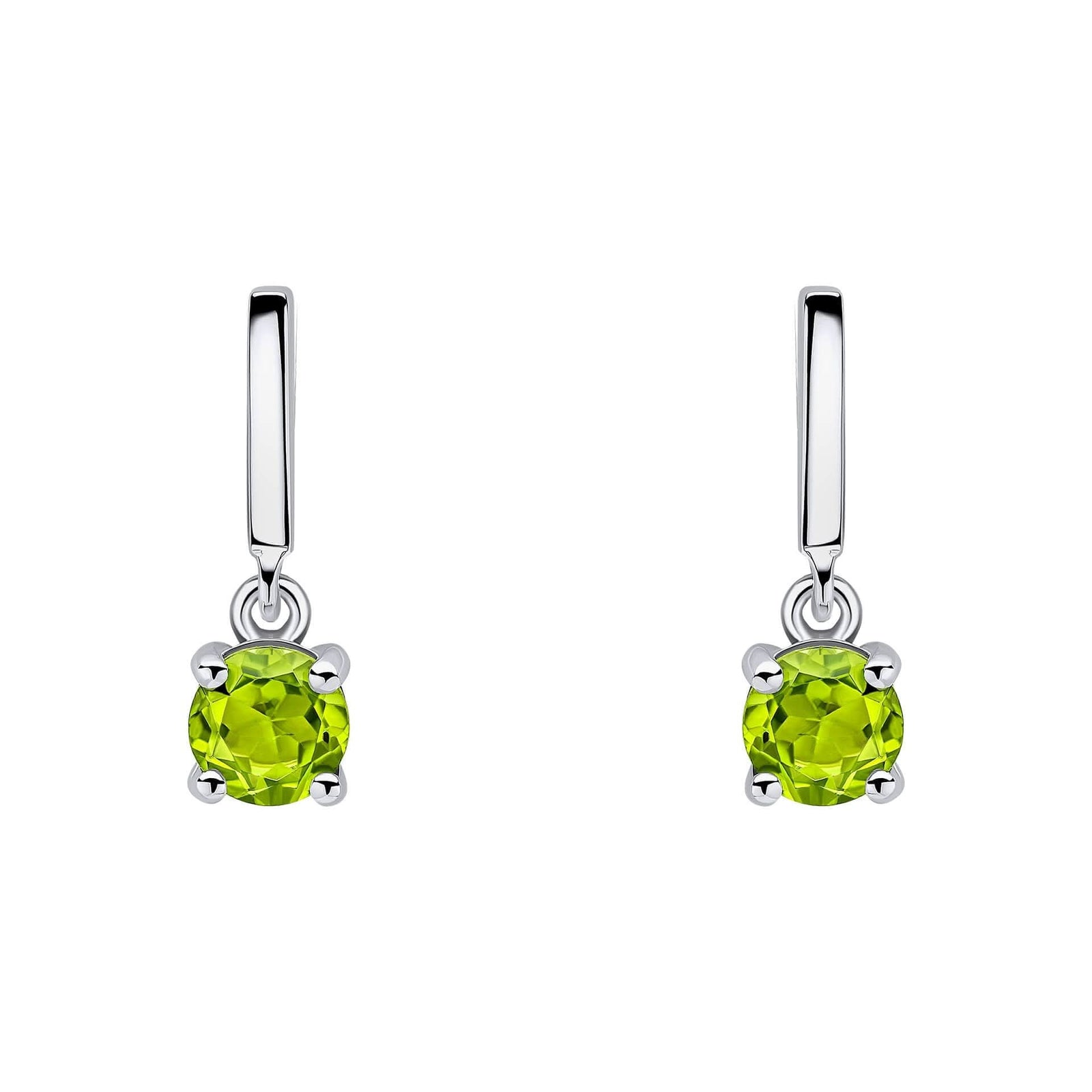 Beginnings Sterling Silver Peridot Green Earrings E6486GBeginningsE6486G