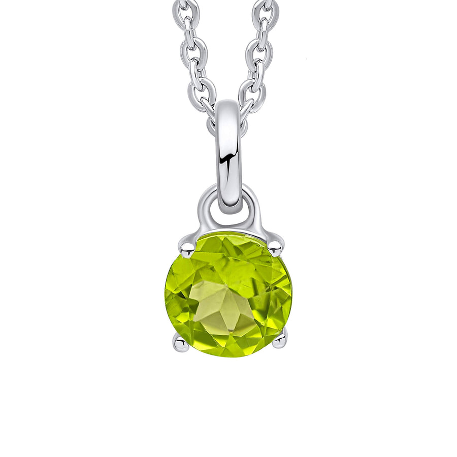 Beginnings Sterling Silver Peridot Green Pendant P5456GBeginningsP5456G