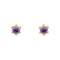 Beginnings Sterling Silver Purple Cubic Zirconia Amethyst Earrings E6468MBeginningsE6468M