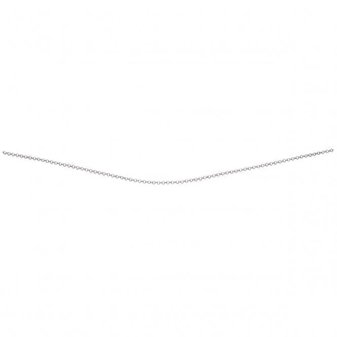 Beginnings Sterling Silver Rhodium Plated Belcher Rolo Chain Chain N3813BeginningsN3813