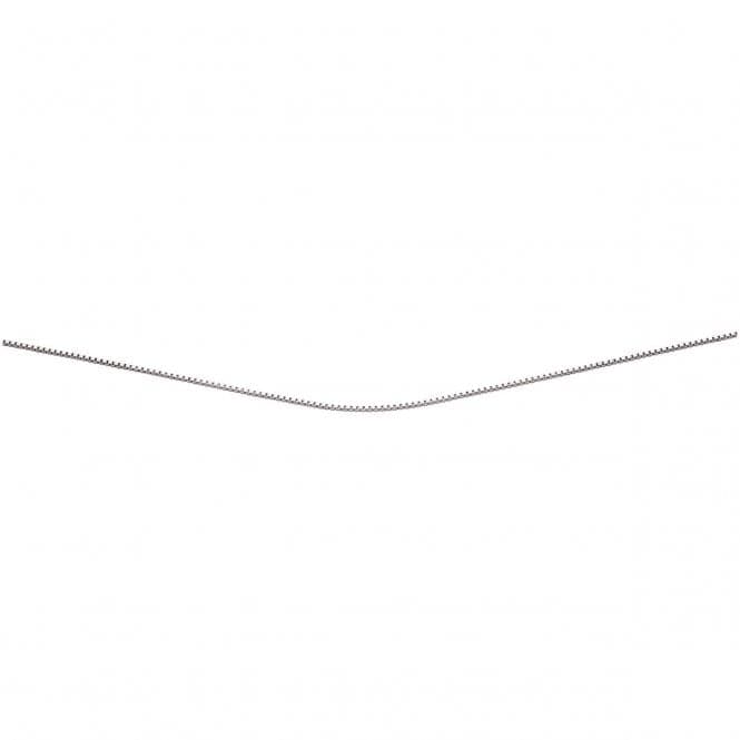 Beginnings Sterling Silver Rhodium Plated Box Chain Chain N3811BeginningsN3811