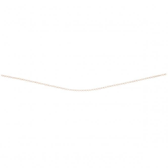 Beginnings Sterling Silver Rose Gold Plated Belcher Chain 76cm Chain N3626BeginningsN3626