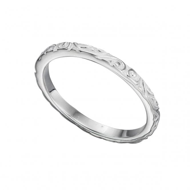 Beginnings Sterling Silver Textured Pattern Band Ring R3371BeginningsR3371 50