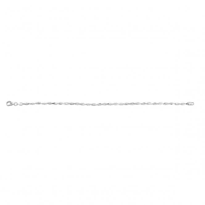 Beginnings Sterling Silver Twisted Chain Bracelet B4327BeginningsB4327