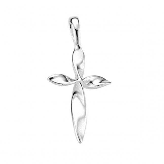 Beginnings Sterling Silver Twisted Cross Pendant P2887BeginningsP2887