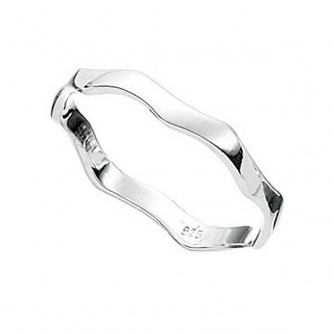 Beginnings Sterling Silver Wavy Band Ring R861BeginningsR861 50