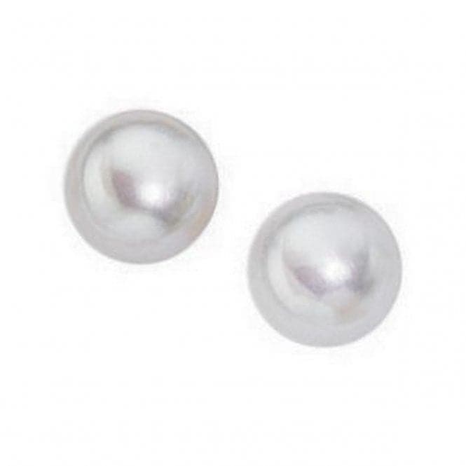 Beginnings Sterling Silver White Freshwater 6.57mm Stud Earrings E3065WBeginningsE3065W