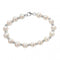 Beginnings Sterling Silver White Freshwater Pearl Textured 19cm Bracelet B3701WBeginningsB3701W