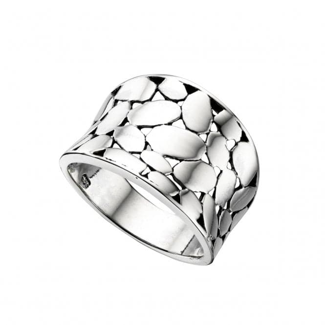 Beginnings Sterling Silver Wide Textured Ring R3227BeginningsR3227 50