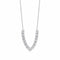 Beginnings Sterling Silver Zirconia Freshwater Pearl White Necklace N4615CBeginningsN4615C