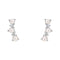 Beginnings Sterling Silver Zirconia White Freshwater Pearl White Earrings E6498WBeginningsE6498W